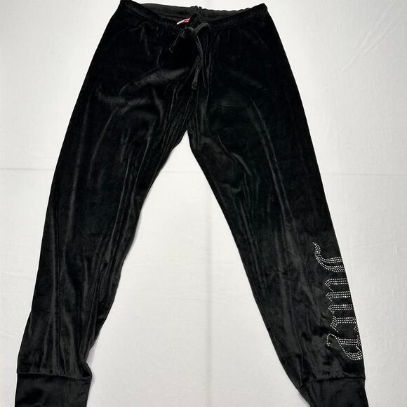 Juicy Couture Mcbling Velor SweatPants Size Large - Picture 3 of 5